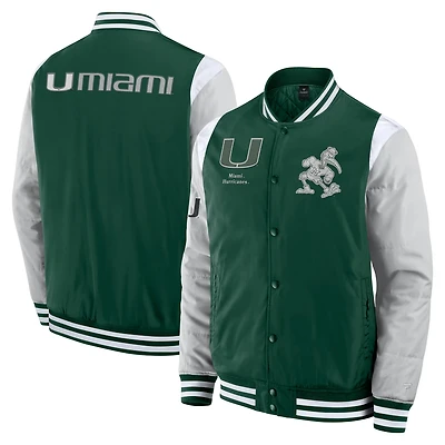 Fanatics Miami Hurricanes Elements Elite Full-Snap Jacket