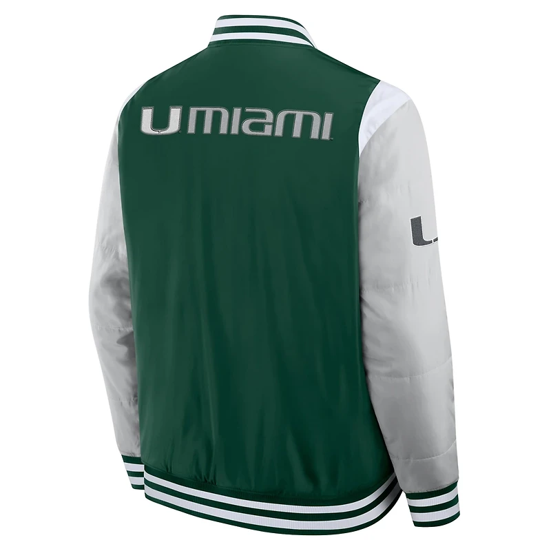 Fanatics Miami Hurricanes Elements Elite Full-Snap Jacket