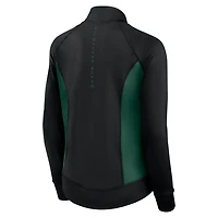 Fanatics Milwaukee Bucks Studio Fitted Full-Zip Gym Track Jacket