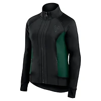 Fanatics Milwaukee Bucks Studio Fitted Full-Zip Gym Track Jacket