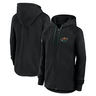 Fanatics Minnesota Wild Authentic Pro Rink Fleece Full-Zip Jacket