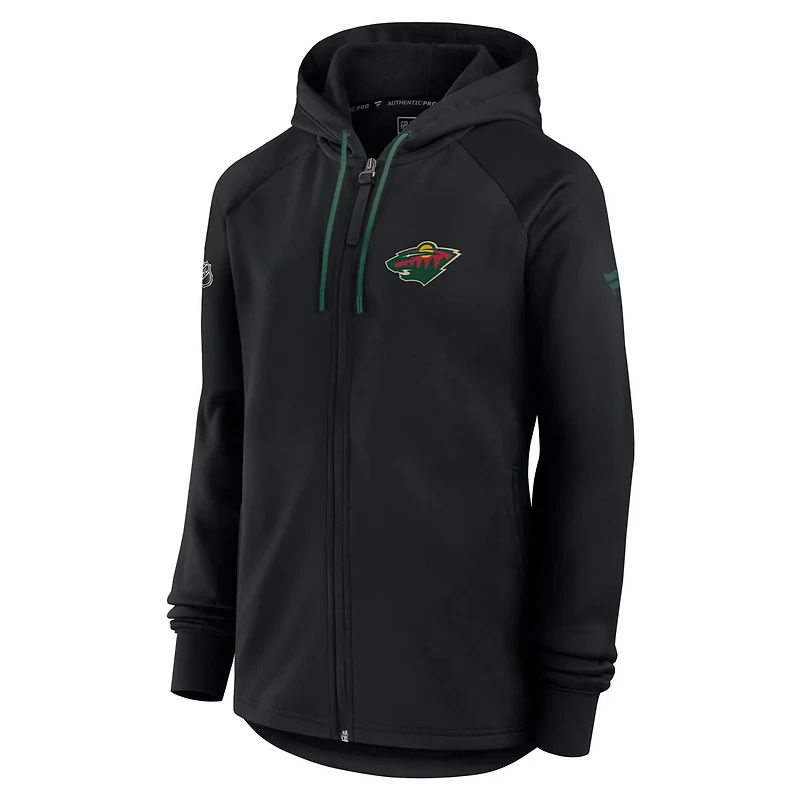 Fanatics Minnesota Wild Authentic Pro Rink Fleece Full-Zip Jacket