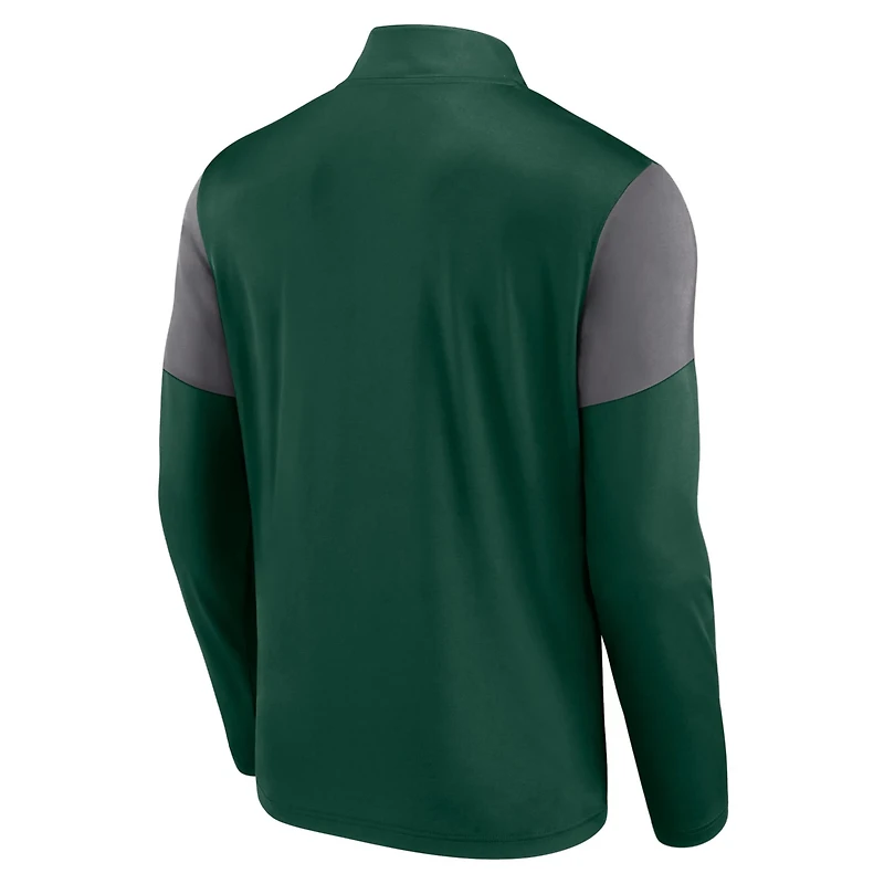 Fanatics Minnesota Wild Logo Quarter-Zip Top