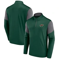Fanatics Minnesota Wild Logo Quarter-Zip Top