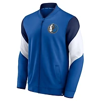 Fanatics /Navy Dallas Mavericks League Best Performance Full-Zip Jacket