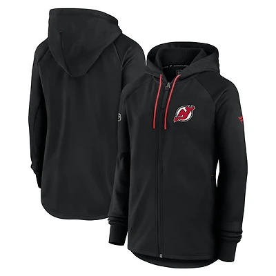 Fanatics New Jersey Devils Authentic Pro Rink Fleece Full-Zip Jacket