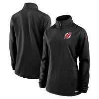 Fanatics New Jersey Devils Authentic Pro Rink Lightweight Quarter-Zip Pullover Top