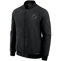 Fanatics New Jersey Devils Authentic Pro Road Full-Zip Bomber Jacket