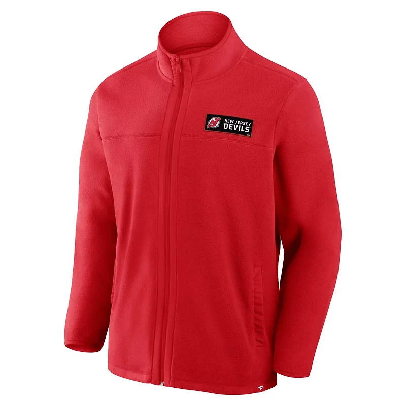 Fanatics New Jersey Devils Home Ice Fleece Full-Zip Jacket