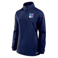 Fanatics New York Rangers Authentic Pro Rink Lightweight Quarter-Zip Pullover Top