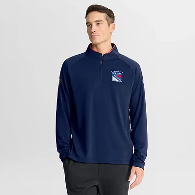Fanatics New York Rangers Authentic Pro Rink Training Quarter-Zip Pullover