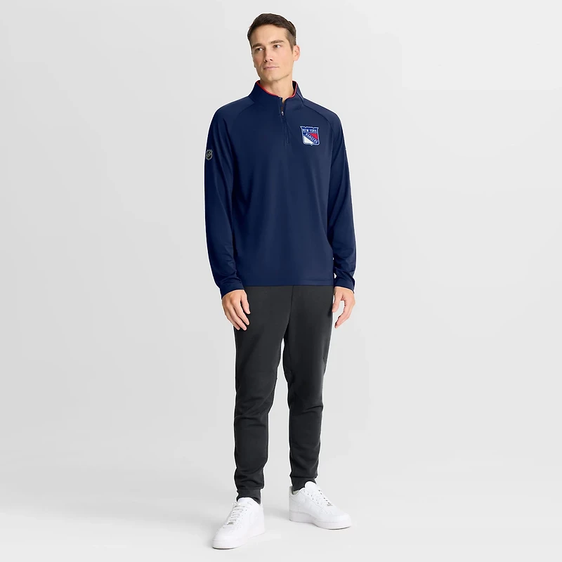 Fanatics New York Rangers Authentic Pro Rink Training Quarter-Zip Pullover