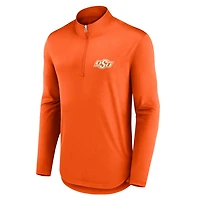 Fanatics Oklahoma State Cowboys Quarterback Mock Neck Quarter-Zip Top