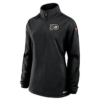 Fanatics Philadelphia Flyers Authentic Pro Rink Lightweight Quarter-Zip Pullover Top