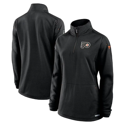 Fanatics Philadelphia Flyers Authentic Pro Rink Lightweight Quarter-Zip Pullover Top