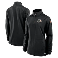 Fanatics Philadelphia Flyers Authentic Pro Rink Lightweight Quarter-Zip Pullover Top