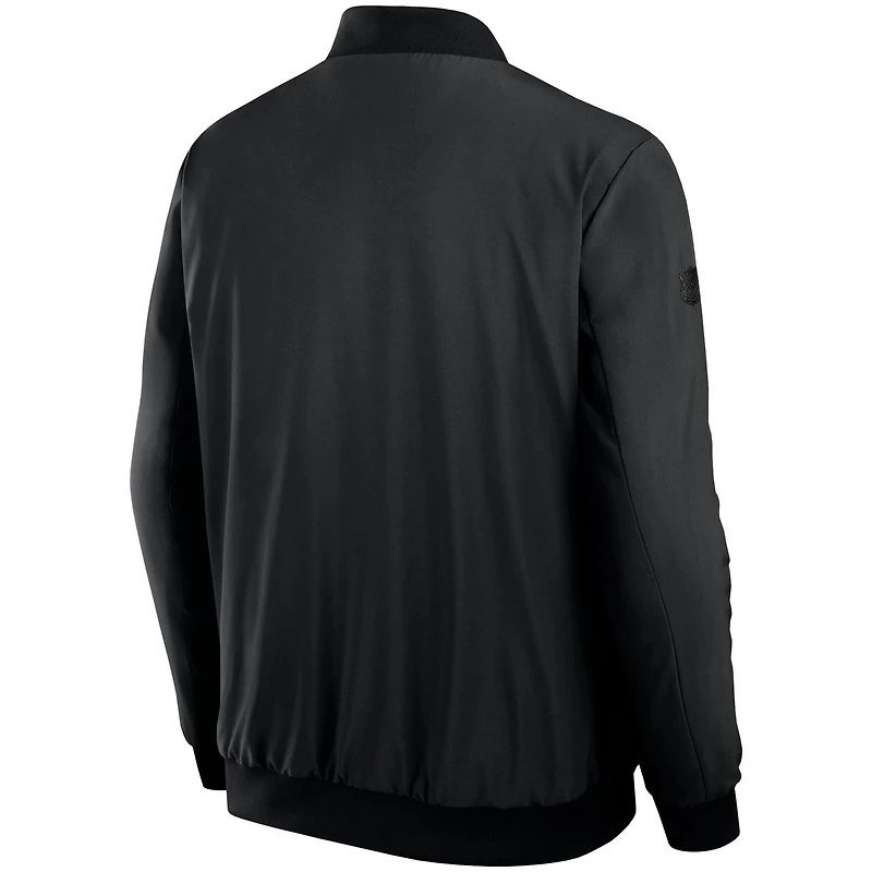 Fanatics Philadelphia Flyers Authentic Pro Road Full-Zip Bomber Jacket