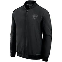 Fanatics Pittsburgh Penguins Authentic Pro Road Full-Zip Bomber Jacket
