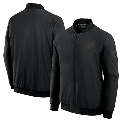 Fanatics Pittsburgh Penguins Authentic Pro Road Lightweight Full-Zip Bomber Jacket