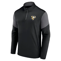 Fanatics Pittsburgh Penguins Logo Quarter-Zip Top