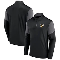 Fanatics Pittsburgh Penguins Logo Quarter-Zip Top