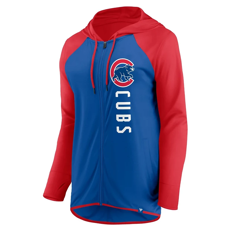 Fanatics Red Chicago Cubs Forever Fan Full-Zip Hoodie Jacket