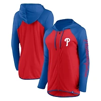 Fanatics Royal Philadelphia Phillies Script Sleeve Full-Zip Hoodie
