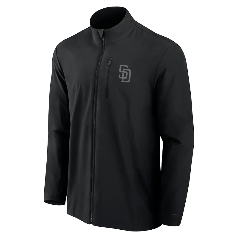 Fanatics San Diego Padres Front Office Micro Tonal Full-Zip Jacket