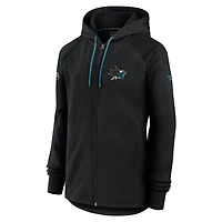Fanatics San Jose Sharks Authentic Pro Rink Fleece Full-Zip Jacket