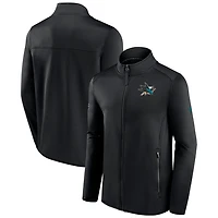 Fanatics San Jose Sharks Authentic Pro Rink Fleece Full-Zip Jacket