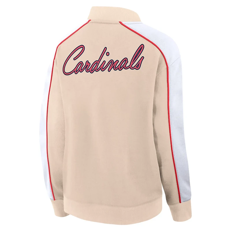 Fanatics St Louis Cardinals Luxe Lounge Full-Snap Jacket