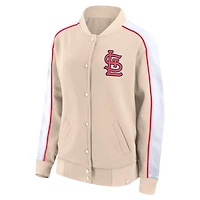Fanatics St Louis Cardinals Luxe Lounge Full-Snap Jacket