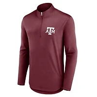 Fanatics Texas AM Aggies Quarterback Mock Neck Quarter-Zip Top