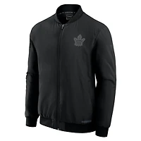 Fanatics Toronto Maple Leafs Authentic Pro Road Full-Zip Bomber Jacket