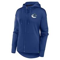 Fanatics Vancouver Canucks Authentic Pro Scuba Full-Zip Hoodie