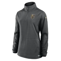 Fanatics Vegas Golden Knights Authentic Pro Rink Lightweight Quarter-Zip Pullover Top