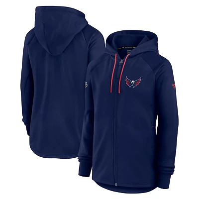 Fanatics Washington Capitals Authentic Pro Rink Fleece Full-Zip Jacket