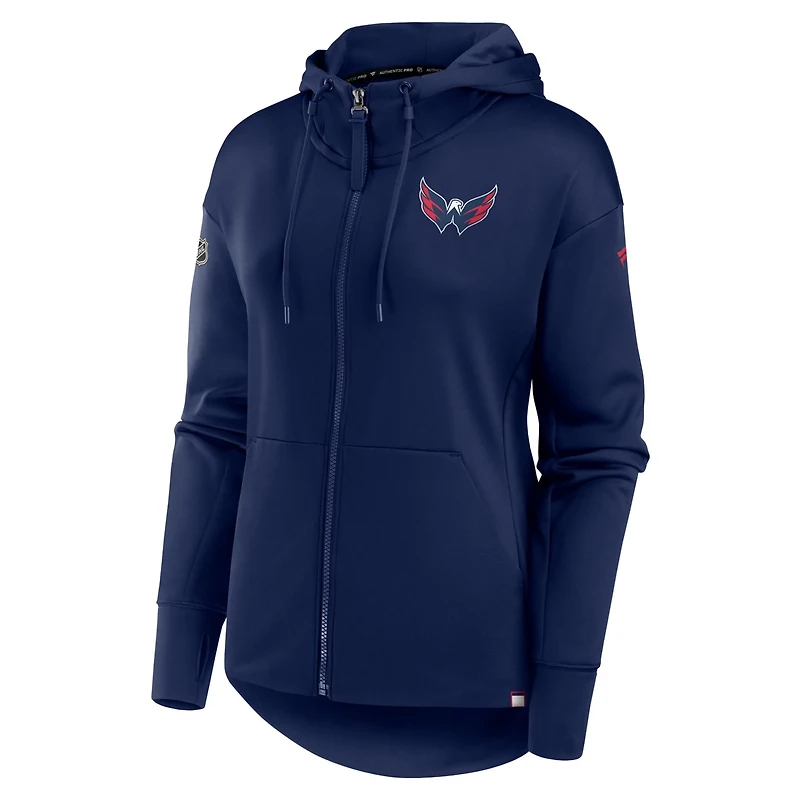 Fanatics Washington Capitals Authentic Pro Scuba Full-Zip Hoodie