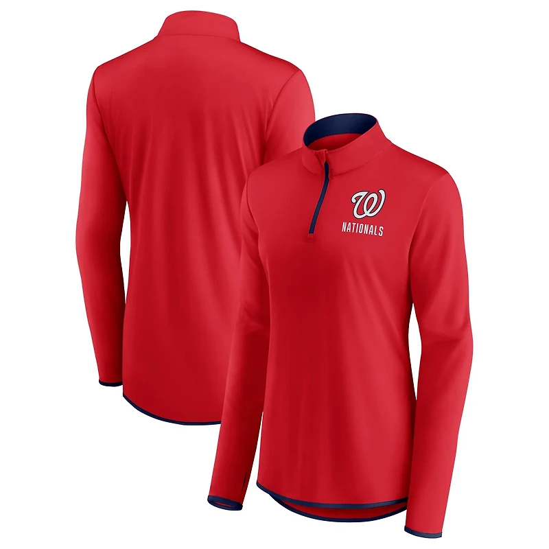Fanatics Washington Nationals Worth The Drive Quarter-Zip Jacket