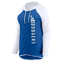 Fanatics White Los Angeles Dodgers Forever Fan Full-Zip Hoodie Jacket