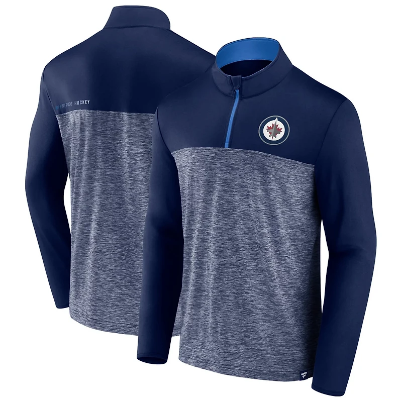 Fanatics Winnipeg Jets Iconic Defender Quarter-Zip Jacket