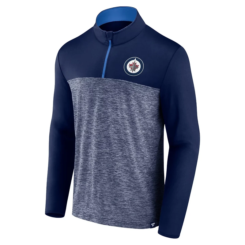 Fanatics Winnipeg Jets Iconic Defender Quarter-Zip Jacket