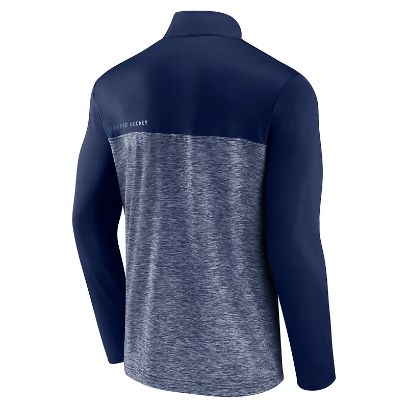 Fanatics Winnipeg Jets Iconic Defender Quarter-Zip Jacket
