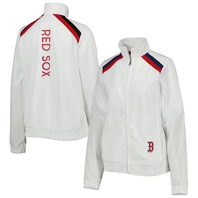 G-III 4Her by Carl Banks Boston Red Sox Flag Full-Zip Track Jacket