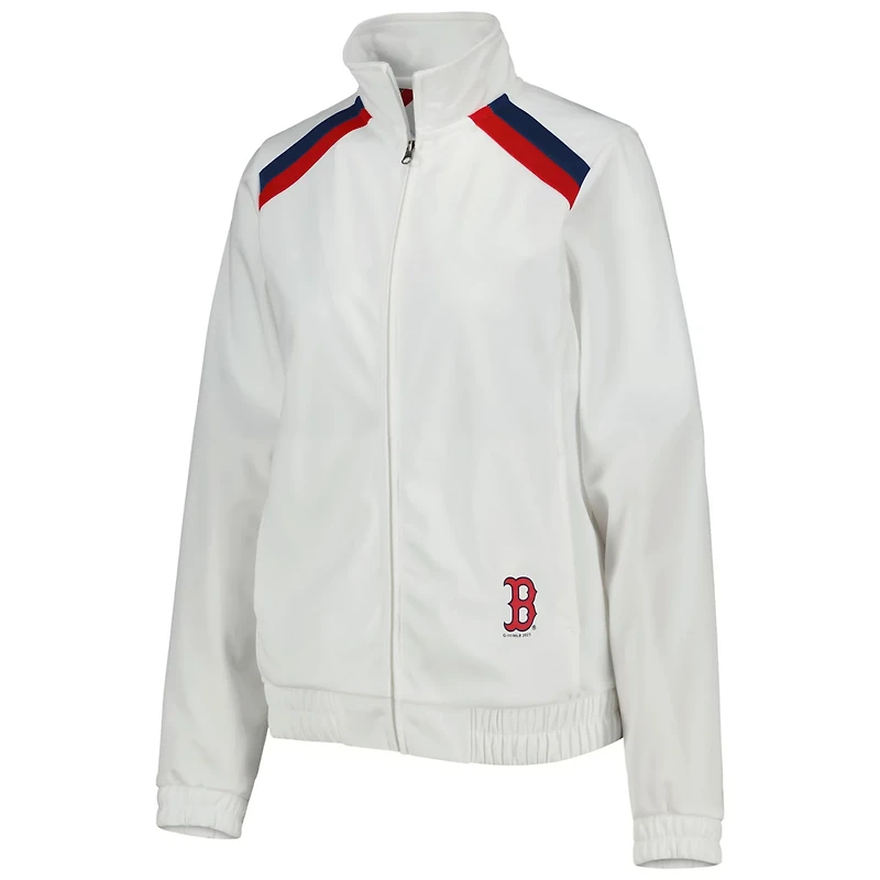 G-III 4Her by Carl Banks Boston Red Sox Flag Full-Zip Track Jacket