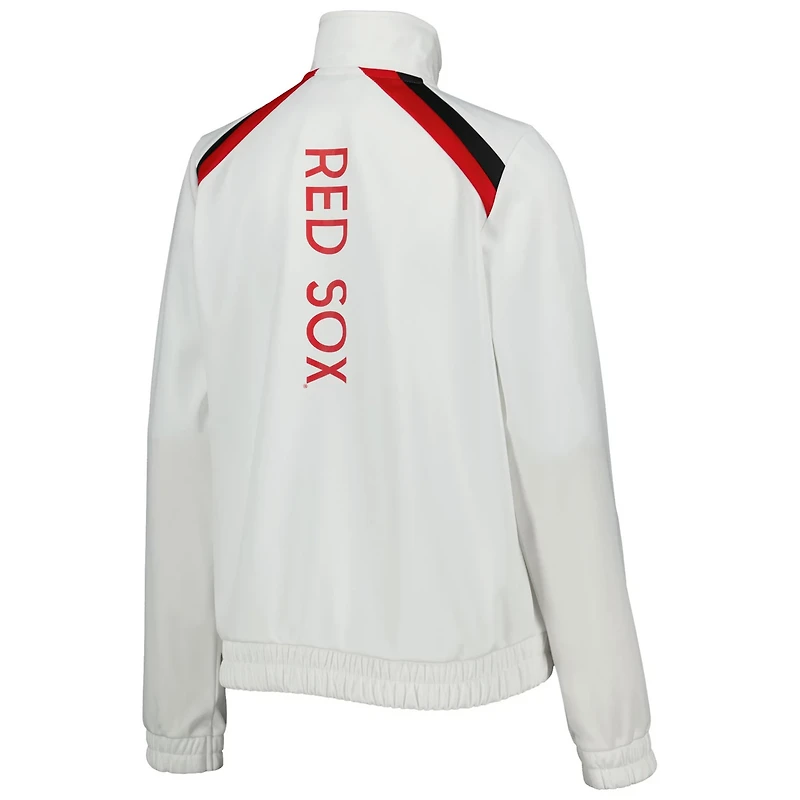 G-III 4Her by Carl Banks Boston Red Sox Flag Full-Zip Track Jacket