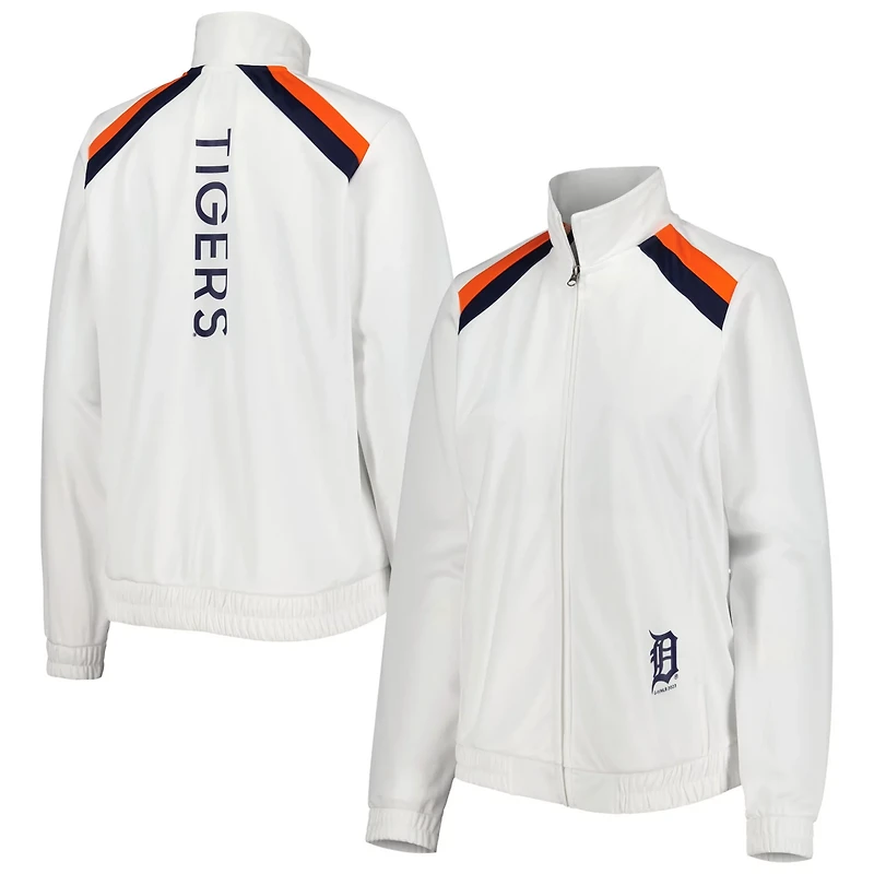 G-III 4Her by Carl Banks Detroit Tigers Red Flag Full-Zip Track Jacket