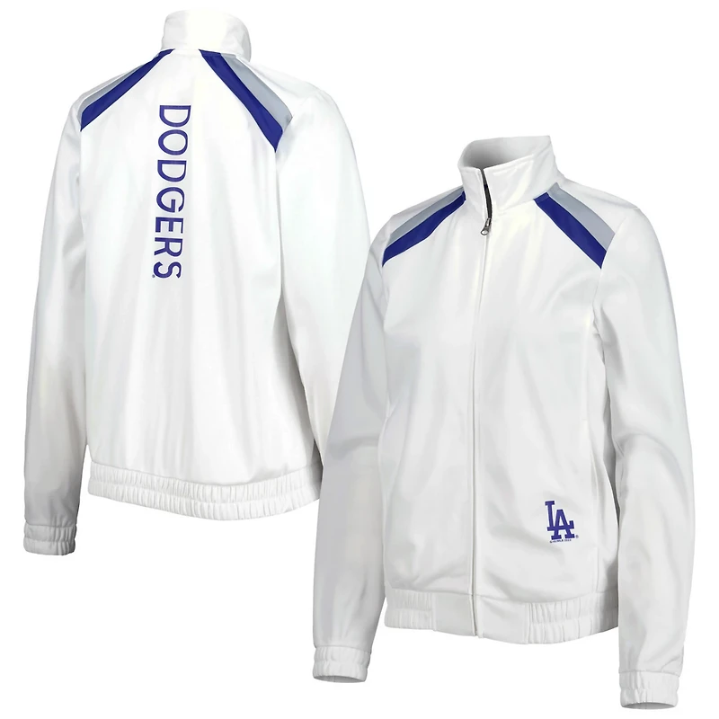 G-III 4Her by Carl Banks Los Angeles Dodgers Red Flag Full-Zip Track Jacket