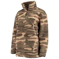G-III 4Her by Carl Banks Los Angeles Dodgers Sherpa Quarter-Zip Jacket