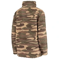 G-III 4Her by Carl Banks Los Angeles Dodgers Sherpa Quarter-Zip Jacket